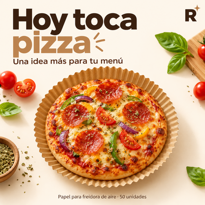 Papel de Horno para Freidora de Aire 20CM*50PCS