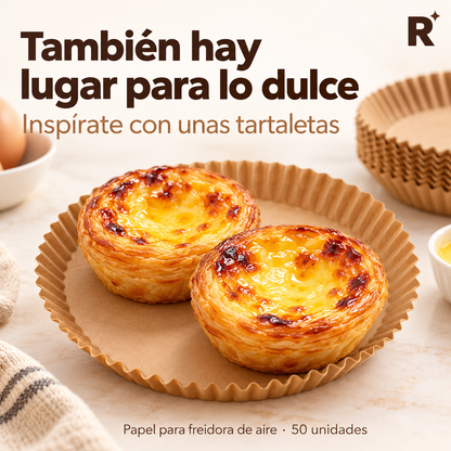 Papel de Horno para Freidora de Aire 20CM*50PCS